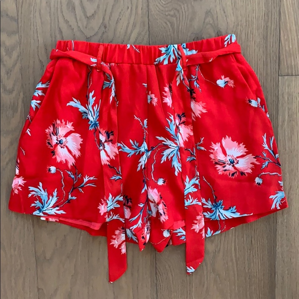 Showpo high waisted floral flowy shorts
